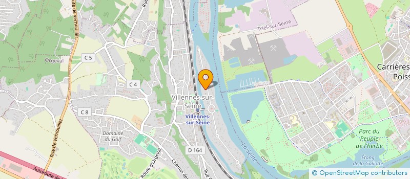 localisation de l'entreprise DECLACE  VILLENNES-SUR-SEINE