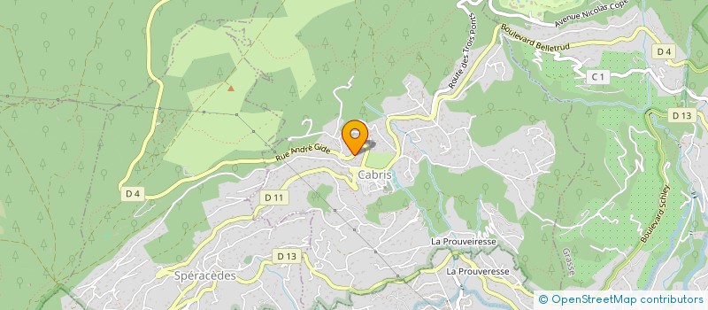 localisation de l'entreprise DECLAME - CIE DCM  CABRIS