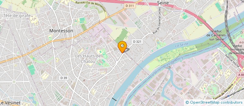 localisation de l'entreprise DECLAME-TOI ! (DT)  CHATOU