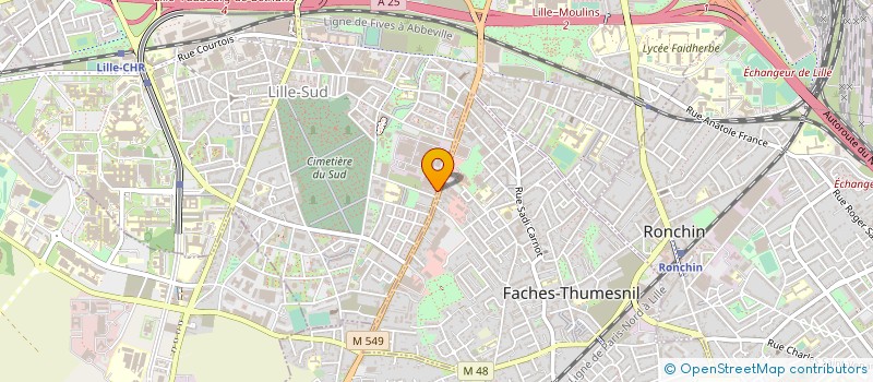 localisation de l'entreprise DECLERCQ ENTREPRISE  LILLE