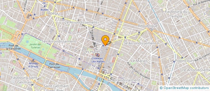 localisation de l'entreprise DECLERCQ PASSEMENTIERS  PARIS