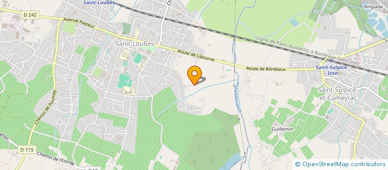 localisation de l'entreprise DECLEVES  SAINT-LOUBES