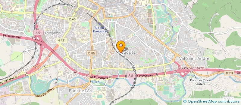 localisation de l'entreprise DECLIC à AIX-EN-PROVENCE