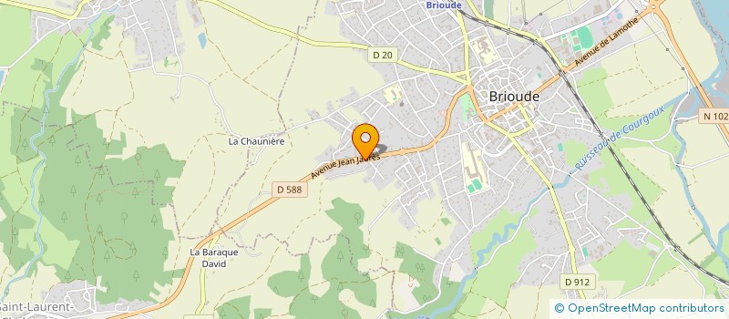 localisation de l'entreprise DECLIC à BRIOUDE