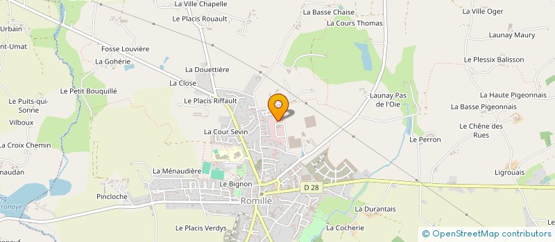 localisation de l'entreprise DECLIC à ROMILLE