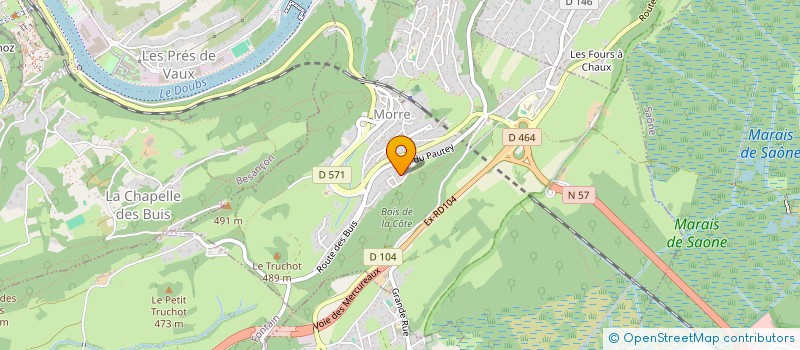 localisation de l'entreprise DECLIC  MORRE