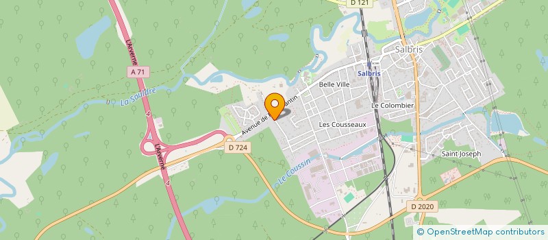 localisation de l'entreprise DECLIC  SALBRIS