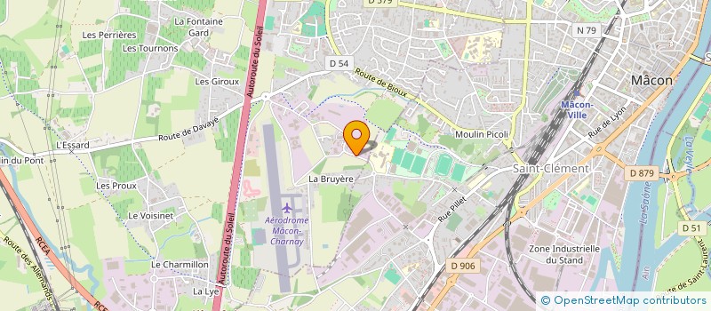 localisation de l'entreprise DECLIC à CHARNAY-LES-MACON