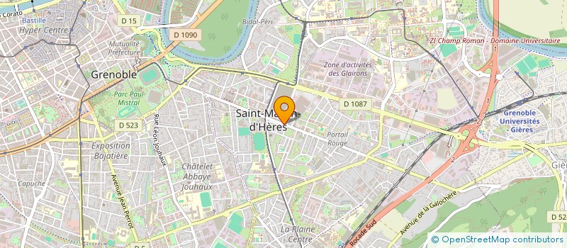 localisation de l'entreprise DECLIC  SAINT-MARTIN-D'HERES