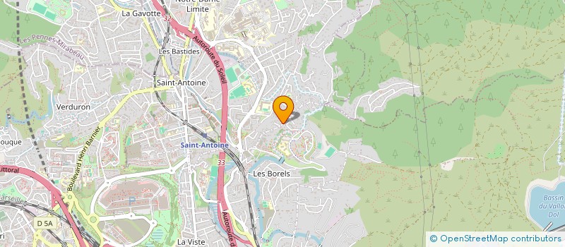 localisation de l'entreprise DECLIC à MARSEILLE
