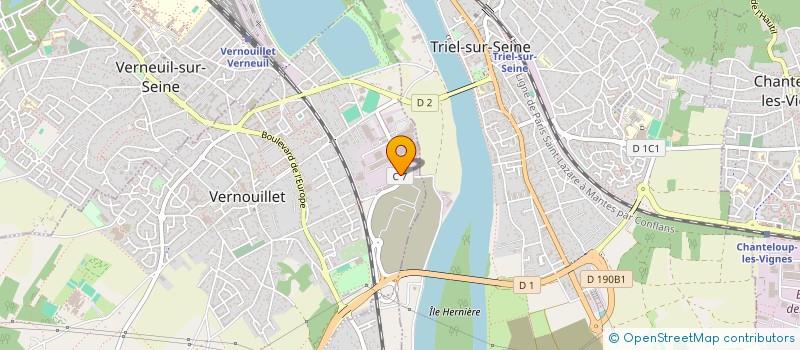 localisation de l'entreprise DECLIC à VERNOUILLET