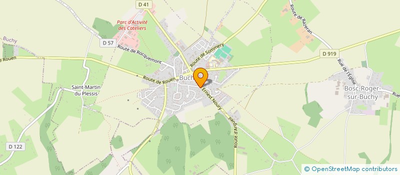 localisation de l'entreprise DECLIC  BUCHY