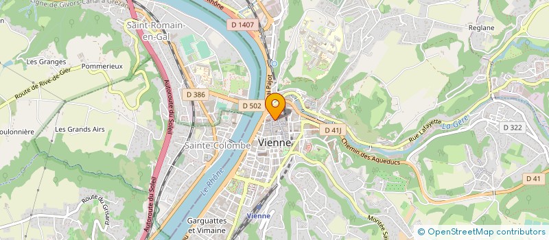 localisation de l'entreprise DECLIC à VIENNE