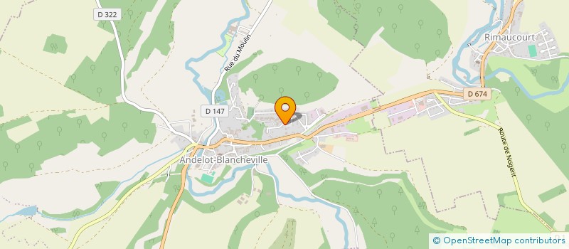 localisation de l'entreprise DECLIC à ANDELOT-BLANCHEVILLE
