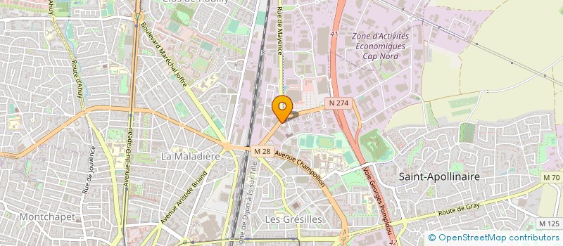 localisation de l'entreprise DECLIC à DIJON