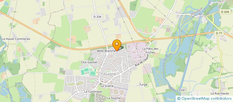 localisation de l'entreprise DECLIC  CHAVAGNE