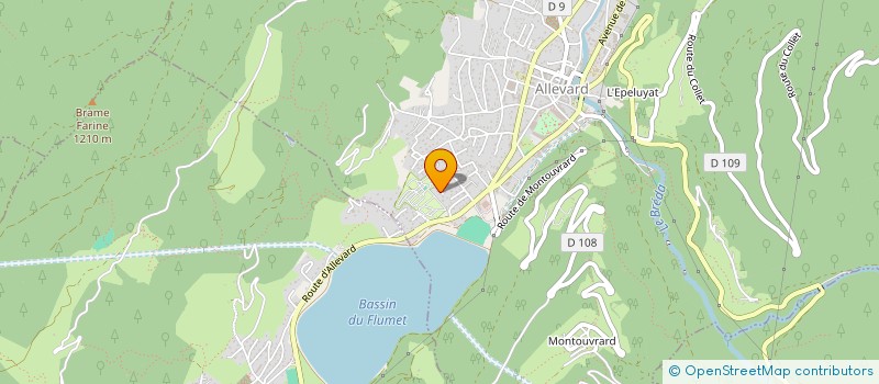 localisation de l'entreprise DECLIC A CHEVAL EN GRESIVAUDAN  ALLEVARD