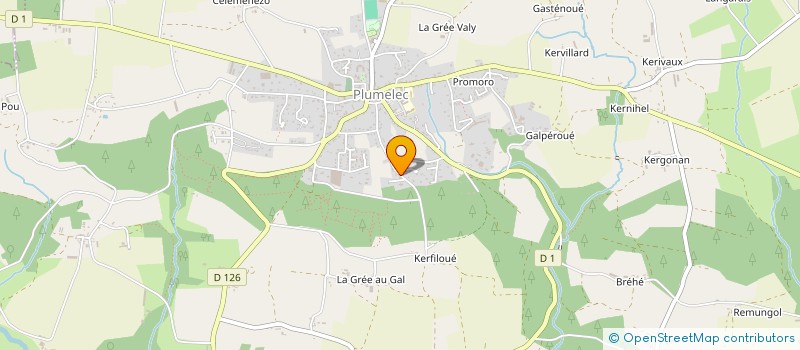 localisation de l'entreprise DECLIC-AGENCEMENT à PLAUDREN
