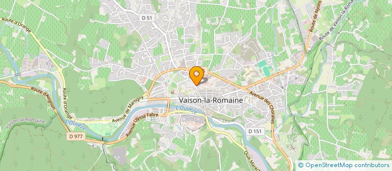 localisation de l'entreprise DECLIC ART à VAISON-LA-ROMAINE