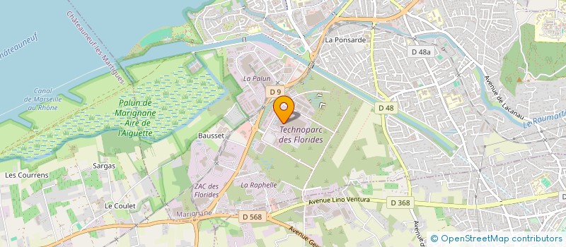 localisation de l'entreprise DECLIC AUTO 13  MARIGNANE