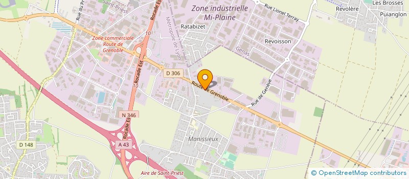 localisation de l'entreprise DECLIC AUTO à SAINT-PRIEST