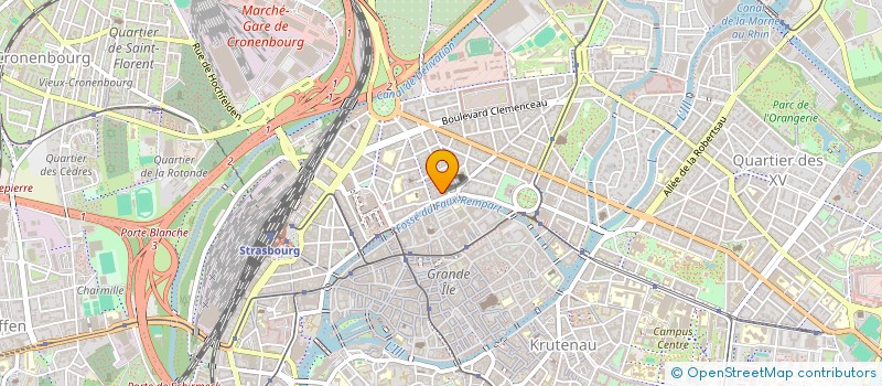 localisation de l'entreprise DECLIC AVENIR à STRASBOURG
