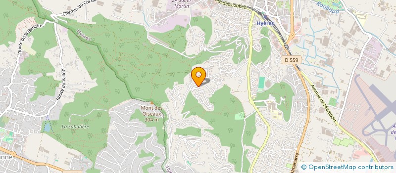 localisation de l'entreprise DECLIC BLEU à HYERES