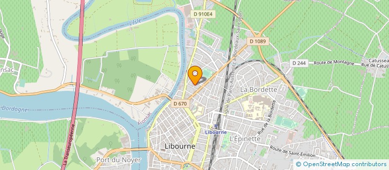 localisation de l'entreprise DECLIC CIRCUS à LIBOURNE