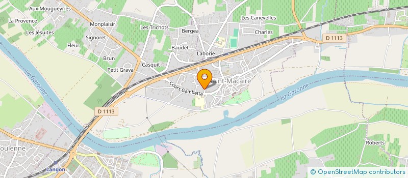 localisation de l'entreprise DECLIC & CLAP  SAINT-MACAIRE