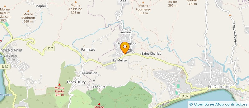 localisation de l'entreprise DECLIC COLOR  LE DIAMANT