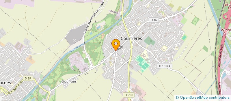 localisation de l'entreprise DECLIC DANSE à COURRIERES