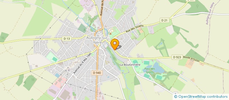 localisation de l'entreprise DECLIC DIFFUSION  AUBIGNY-SUR-NERE