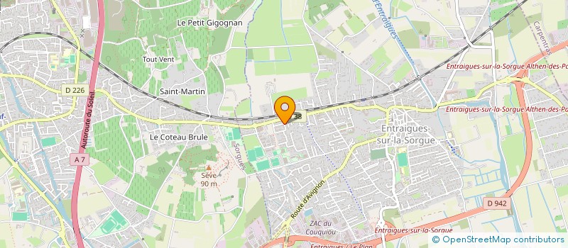 localisation de l'entreprise DECLIC'ELEC  ALTHEN-DES-PALUDS