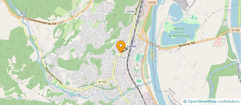 localisation de l'entreprise DECLIC ET DES CLAPS  LE TEIL