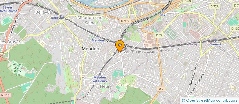 localisation de l'entreprise DECLIC EVENEMENT à MEUDON