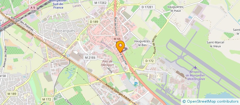 localisation de l'entreprise DECLIC IMMO 34  LE CRES