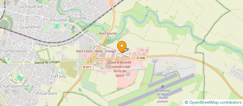 localisation de l'entreprise DECLIC IMMO 79  NIORT