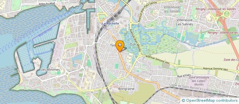 localisation de l'entreprise DECLIC IMMO  LA ROCHELLE