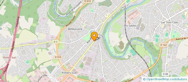 localisation de l'entreprise DECLIC IMMO 86 à POITIERS
