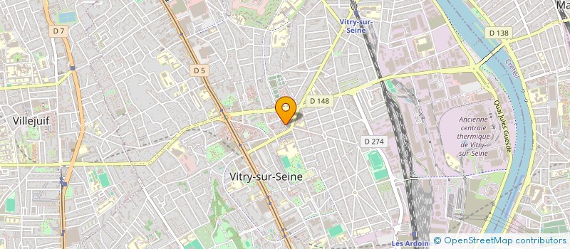 localisation de l'entreprise DECLIC INVESTISSEMENTS à VITRY-SUR-SEINE
