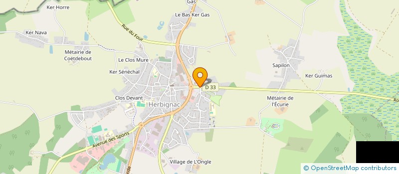 localisation de l'entreprise DECLIC JEUNES à HERBIGNAC
