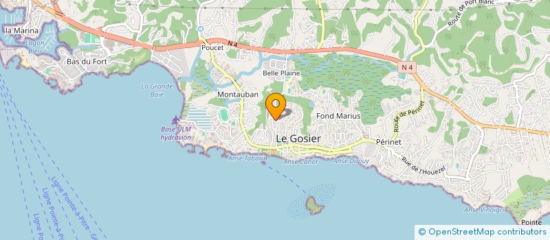 localisation de l'entreprise DECLIC'OM à LE GOSIER