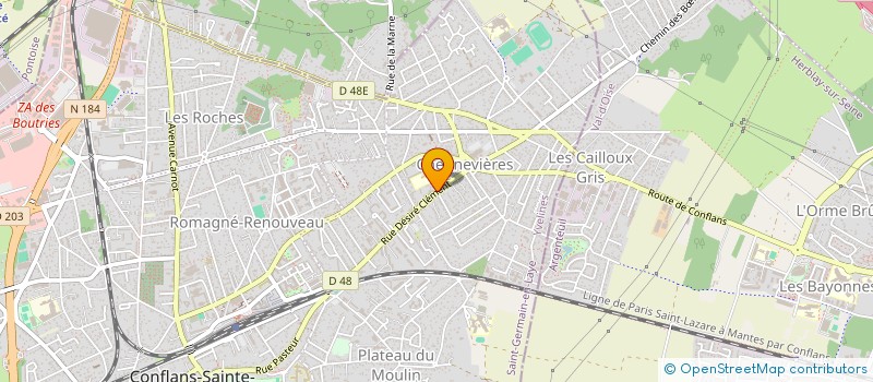 localisation de l'entreprise DECLIC PIZZA  CONFLANS-SAINTE-HONORINE