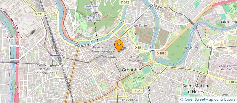 localisation de l'entreprise DECLIC PRODUCTION  GRENOBLE