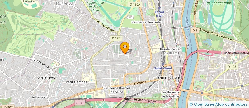 localisation de l'entreprise DECLIC SENIOR à SAINT-CLOUD