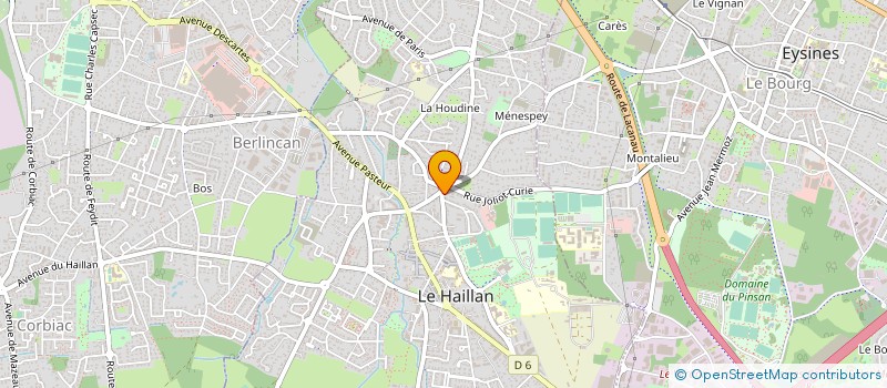 localisation de l'entreprise DECLIC SERRURERIE à LE HAILLAN