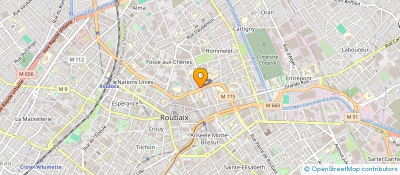 localisation de l'entreprise DECLIC SERVICE  ROUBAIX