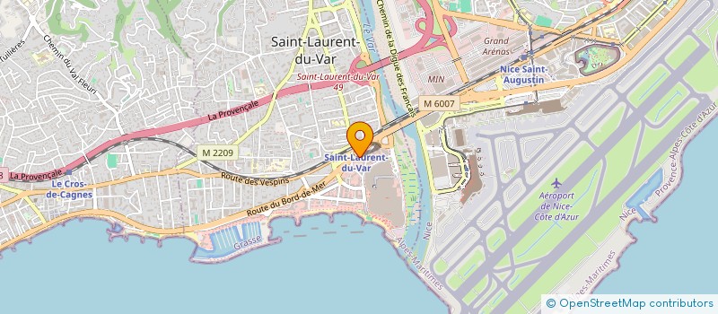 localisation de l'entreprise DECLIC SERVICES à SAINT-LAURENT-DU-VAR