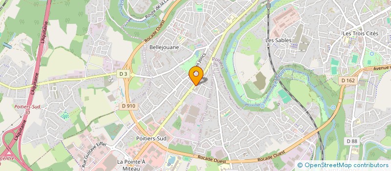 localisation de l'entreprise DECLIC VIDEO à POITIERS