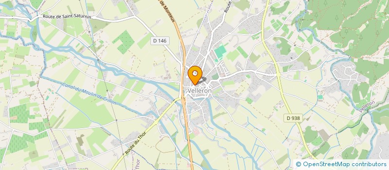 localisation de l'entreprise DECLIC'VIDEO  VELLERON